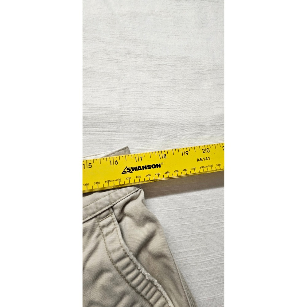Polo Ralph Lauren Mens Tan Khaki Cargo Shorts 100% Cotton Chino Size 35 Utility - Picture 3 of 7